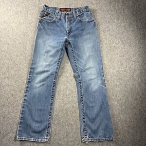 Ariat Work M4 Mens Jeans Fits 31x30 Low Rise Bootcut Medium Wash Blue Denim